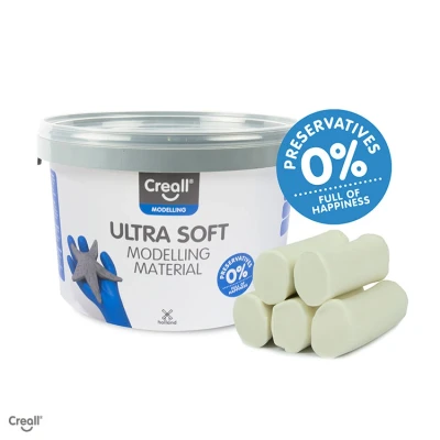 Afbeelding van Klei Creall Play it Ultra Soft helder wit 1100 gram