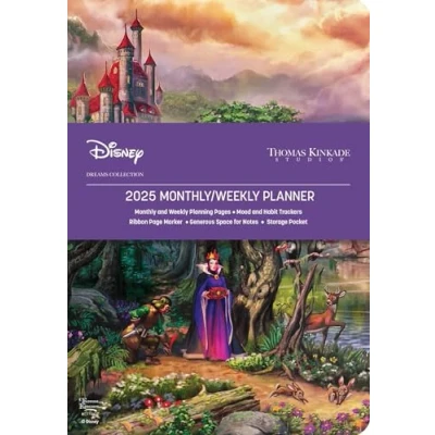 Afbeelding van Disney Dreams Collection by Thomas Kinkade Studios 12 Month 2025 Monthly/Weekly Planner Calendar