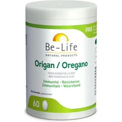 Afbeelding van Be Life Origano bio etherisch 60 capsules