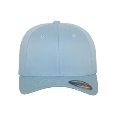 Afbeelding van Flexfit Unisex Baseballcap Wooly Combed zonder sluiting, voor heren, dames en kinderen, uniseks
