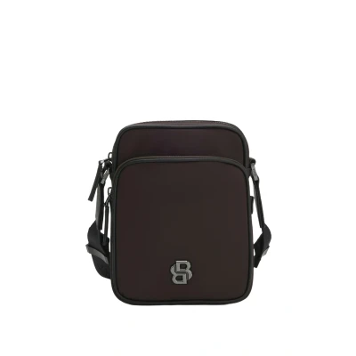 Afbeelding van BOSS ICON Schoudertas, Heren, Maat: one Size, Dark brown