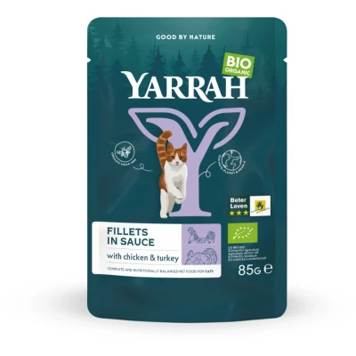 Afbeelding van Yarrah Bilogische Filets met Kalkoen in saus 14 x 85 gram