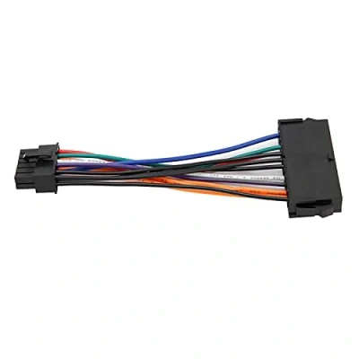 Afbeelding van 5 Stuks 24 Pin Naar 12 ATX Power Adapter, Voedingskabel Adapter 24pin 12pin Cord Converter 15cm PVC Koper voor Desktop Computer
