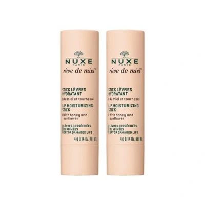 Afbeelding van Nuxe Rêve De Miel Moisturizing Lip Stick Lot 2 X 4 G
