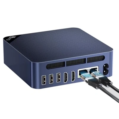 Afbeelding van Beelink EQ12 Mini PC, Intel 12th Processor N100 (4C/4T, up to 3.4Ghz), 8G DDR5 500G PCIe SSD Computer, Dual 2.5G LAN/25W TDP/WiFi 6/BT5.2/Triple Display Play