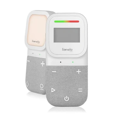 Afbeelding van Lionelo Babyline 2.3 Digitale Babyfoon met Display Tweerichtingscommunicatie Temperatuur en Vochtigheidssensoren Slaapliedjes Witte Ruis Bereik tot 400m