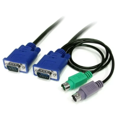Afbeelding van Com Geïntegreerde PS/2 6ft VGA zwart