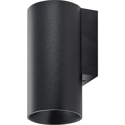 Afbeelding van Deko Light CAN wandlamp, zwart, 1 lamp, hoogte 13 cm, metaal, GU10