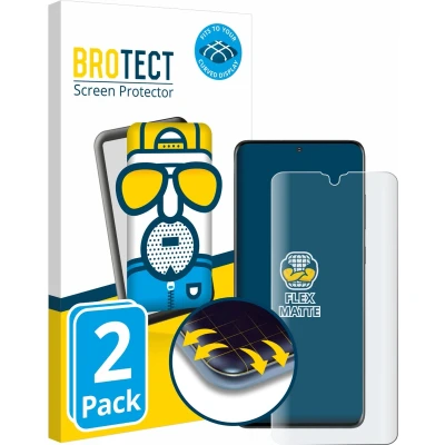 Afbeelding van BROTECT Full Cover Antireflecterende Screen Protector voor Samsung Galaxy S20 Ultra (2 Stuks) Schermbeschermer, Protector, Mat