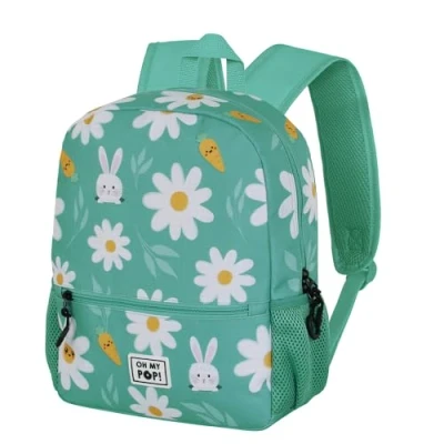 Afbeelding van Oh My Pop! Blooming Sweet Rugzak, turquoise, 26 x 33 cm, inhoud 9,5 l, Turkoois, Eén maat, Rugzak