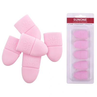Afbeelding van SUNONE Nagelclips Voor Verwijderen Van Nagellak Roze 5 Stuks