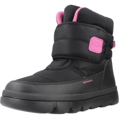 Afbeelding van Geox J Willaboom Girl B A, sneeuwlaarzen voor meisjes, Zwart, fuchsia, 25 EU