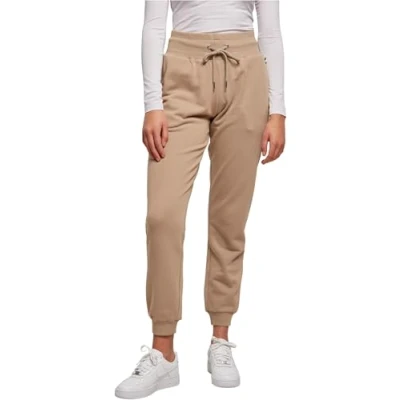 Afbeelding van Urban Classics Trainingsbroek, Dames, Maat: 5XL, Softtaupe