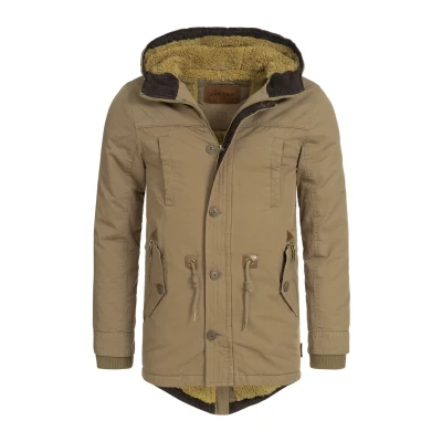 Afbeelding van Indicode Jeans Winterjas, Heren, Maat: Small, Brown