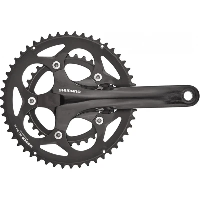 Afbeelding van Shimano Crankstel 2 x 10 speed Road FC RS400 175/50 34 holle as zwart