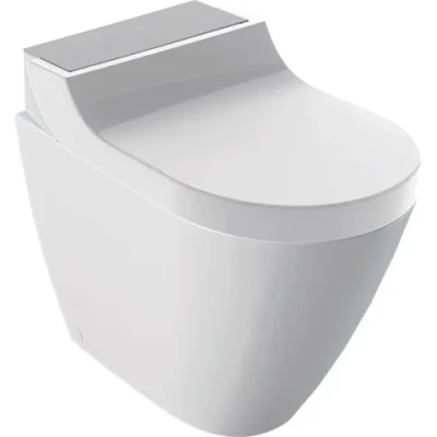 Afbeelding van Geberit aquaclean tuma comfort douchewc compleet met rimfree closetpot geborsteld rvs 146310fw1 146 310 fw 1