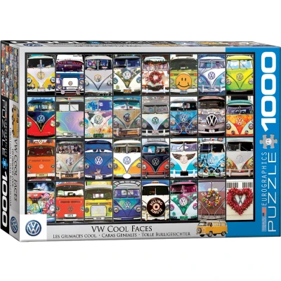 Afbeelding van Eurographics puzzel VW Cool Faces 1000 stukjes
