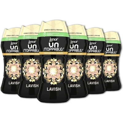 Afbeelding van Lenor Unstoppables Lavish Geurparels Geurboosters 120 Wasbeurten 6x 210g Voordeelverpakking