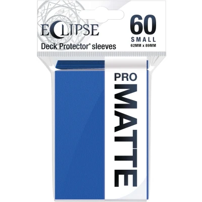 Afbeelding van Ultra Pro Eclipse Matte 60 Klein Formaat Kaarthoesjes Pacifisch Blauw Pack (62 x 89 mm)