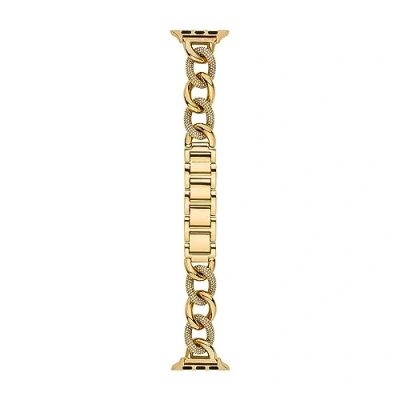 Afbeelding van Michael Kors Strap FOR Apple BAND Smartwatch, Dames, Maat: One Size, Gold coloured