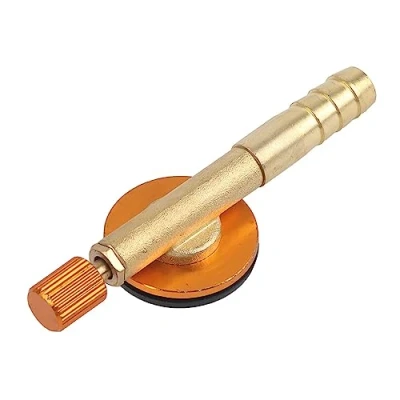 Afbeelding van Ventieldoppen, universele adapter voor outdoor, camping, fiets, gas navulling, veiligheidsfornuis, fietsventiel, converter, luchtpomp, (rood)