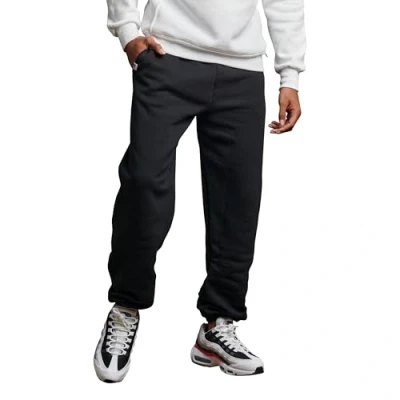 Afbeelding van Russell Athletic Heren Dri Power Closed Bottom Fleece Pocket Pant Small Zwart (US), Zwart, XXL