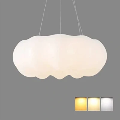 Afbeelding van Drijvende wolk hangend licht LED plafondlamp kinderkamer met ophangdraad voor slaapkamer woonkamer jongens meisjes 15W 3 lampen