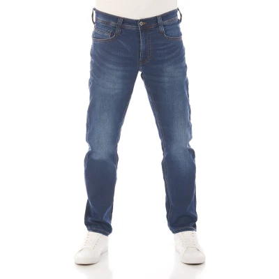 Afbeelding van Mustang REAL X Oregon Jeans Tapered Fit, Heren, Maat: 31x34, Denim blue