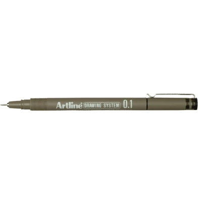 Afbeelding van Fineliner Artline technisch 0.1mm zwart
