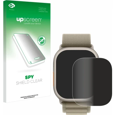 Afbeelding van upscreen Spy Shield Pellicola Privacy, Smartwatch beschermfolie, Blauw