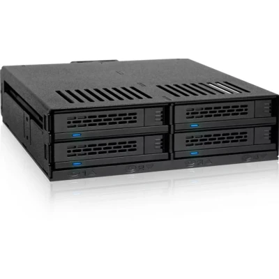 Afbeelding van Icy Dock MB324SP B 4x2,5 SATA hot swap cage voor externe 5,25