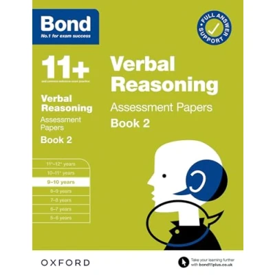 Afbeelding van Bond 11+ Verbal Reasoning Assessment Papers 9 10 Years Book 2