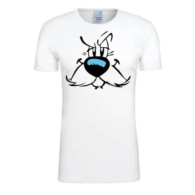 Afbeelding van Logoshirt T Shirt Asterix Idefix Gesicht
