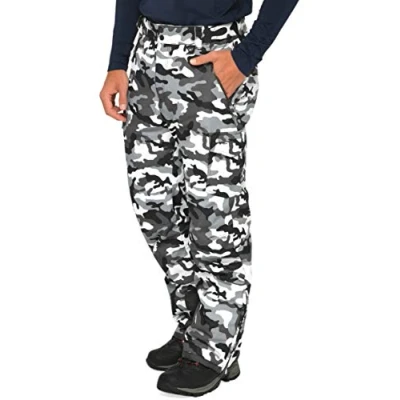 Afbeelding van Arctix Heren sneeuw sport cargo broek, A6 Camo zwart, X Large (40 42W * 32L)