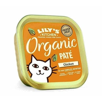 Afbeelding van Lily&#039;s Kitchen Cat Organic Chicken Pate 19X85 GR