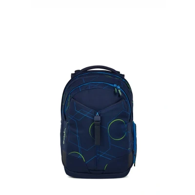 Afbeelding van satch Schoolrugzak met laptopvak Match Blue Tech Donkerblauw