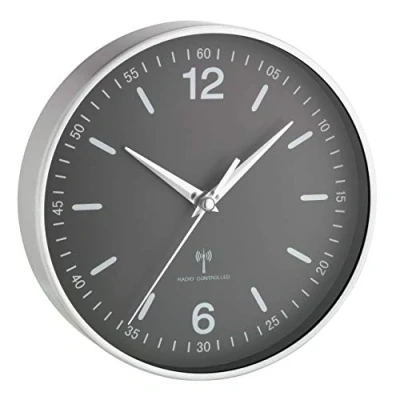 Afbeelding van TFA Dostmann 60.3503 Wandklok Zendergestuurd 19.5 cm x 5 Aluminium