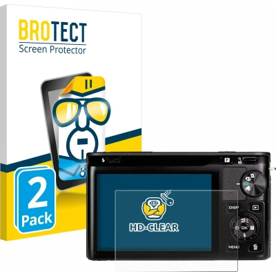 Afbeelding van BROTECT Screenprotector voor Nikon 1 J1 Folie Beschermfolie transparant (2 Stuks)