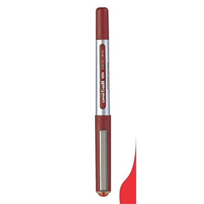 Afbeelding van uni ball EYE UB 150 ROOD [Pack van 3] MICRO 0.5mm TIP ROLLERBALL PEN