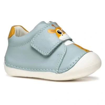 Afbeelding van Geox Tutim Babyschoenen voor kinderen, Maat: 23, Sage ochre yellow Leer