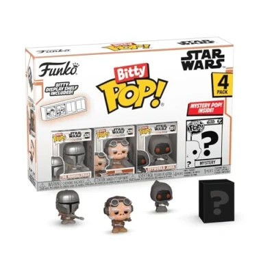 Afbeelding van Funko Pop! Bitty Star Wars 4 Pack: Mandalorian