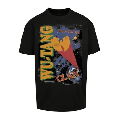 Afbeelding van Mister Tee Oversize Tshirt print, Heren, Maat: Large, Black