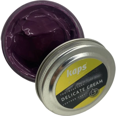 Afbeelding van Kaps Schoencreme schoensmeer verzorgt het leer en geeft glans (102) Donker Lila 50ml