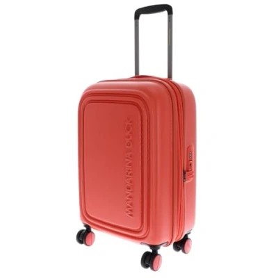 Afbeelding van MANDARINA DUCK Logoduck + Expandable Trolley Ginger Koraalrood 55cm