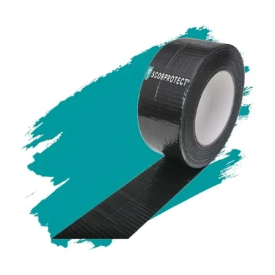 Afbeelding van Weefseltape zwart pantsertape Gaffaband 48 mm x 50 m
