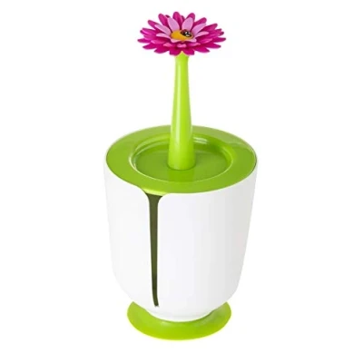 Afbeelding van VIGAR Toiletpapier houder van polypropyleen, rubber, wit, 14x14x28,5 cm 8161