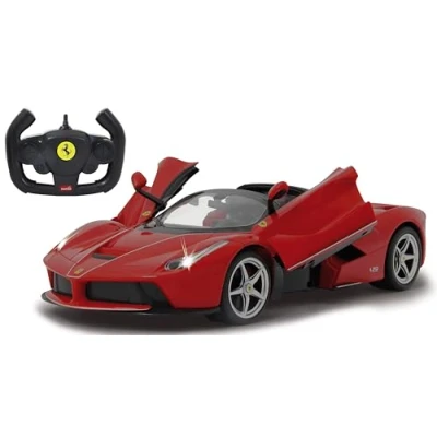 Afbeelding van JAMARA 405150 Ferrari LaFerrari Aperta 1:14 27MHz driftmodus deuren openen, officieel gelicentieerd, ca. 1 uur rijtijd, 11 km/u, LED licht, perfect nagemaakte details, gedetailleerde
