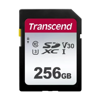 Afbeelding van Transcend 300S Flashgeheugenkaart 256 GB Video Class V30 / UHS I U3 Class10 SDXC