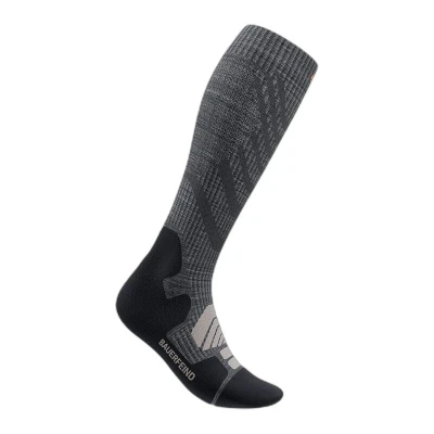 Afbeelding van Bauerfeind Outdoor Merino Compression Socks, Men, Lava Grey, 38 41, S 1 Paar