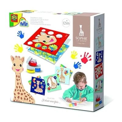 Afbeelding van SES Creative 14493 Sophie De Giraffe Vingerverf Kaarten